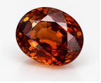 Gomed gemstone angled view