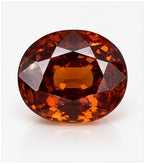 Gomed gemstone front view