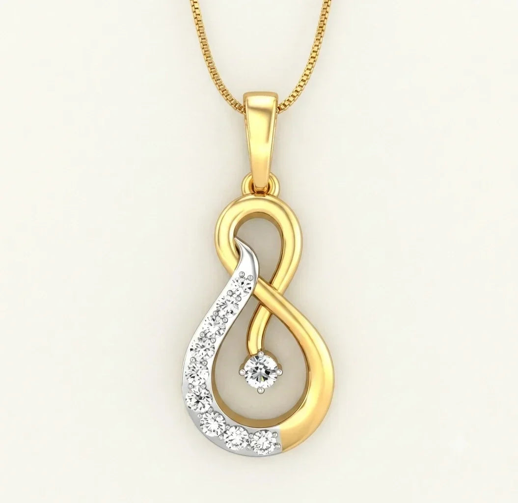 Aquamarine Solitaire Pendant