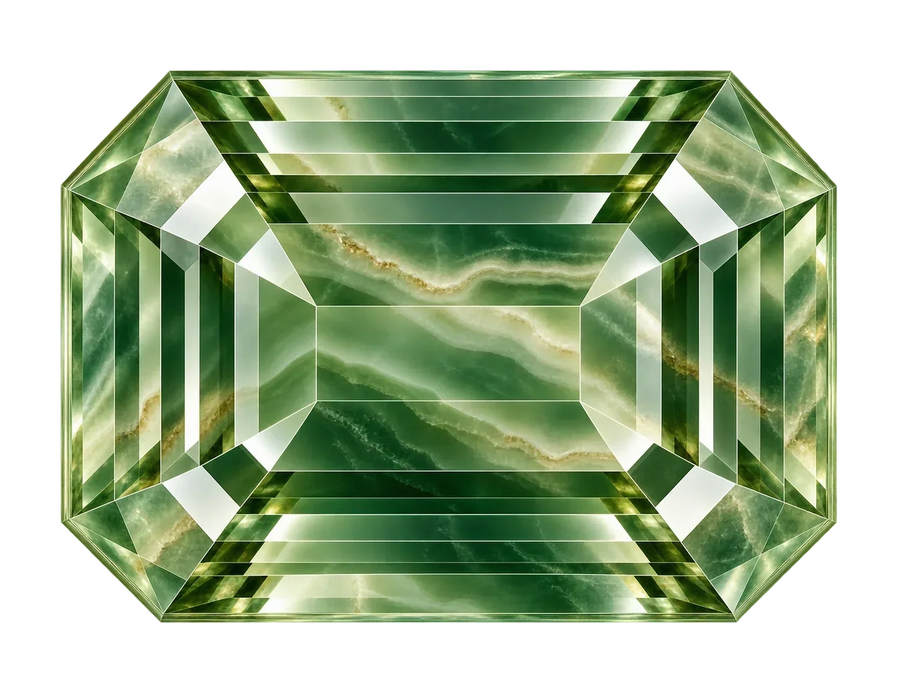 Green Onex Oval 5.90 ct