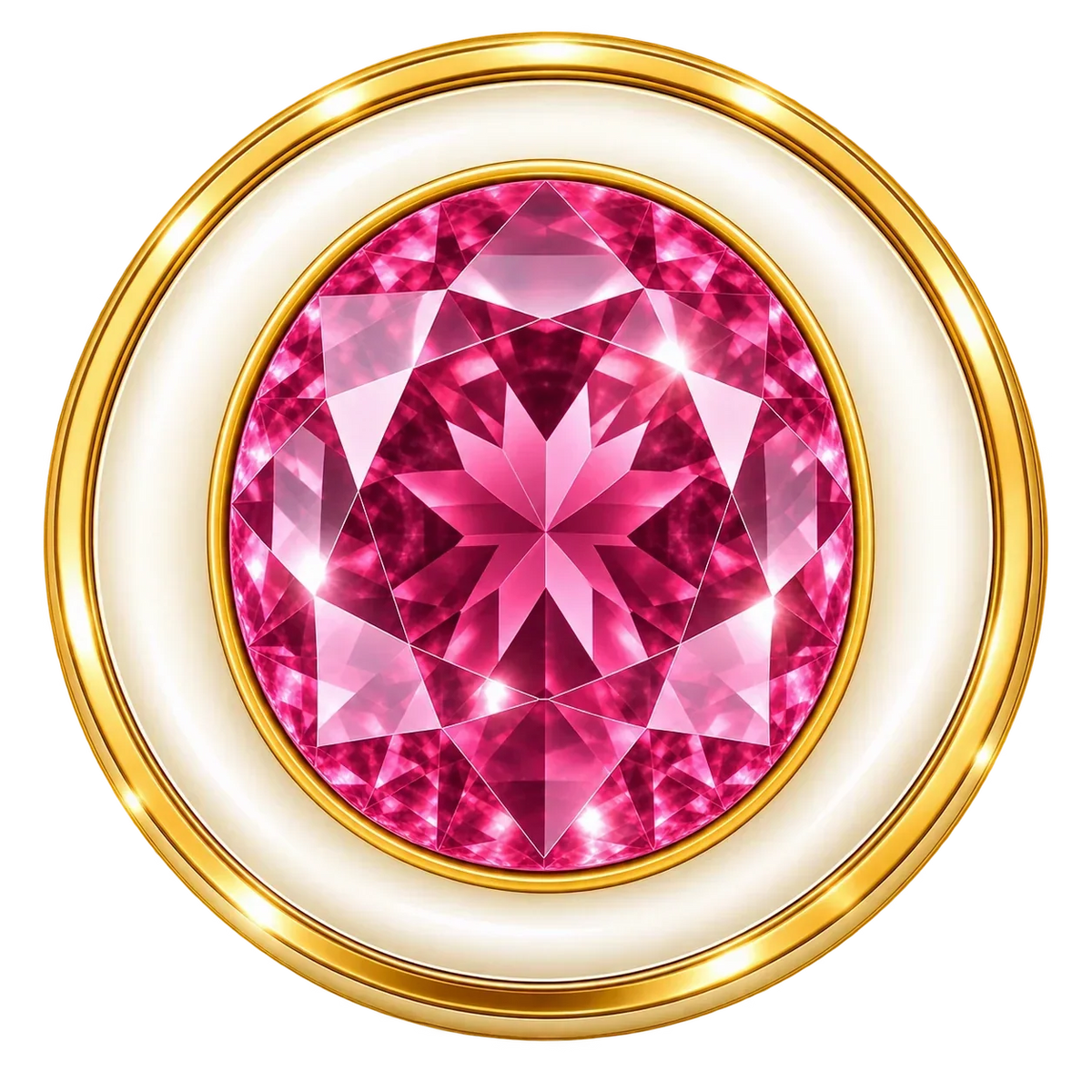 Pink Sapphire Oval 3.15 ct