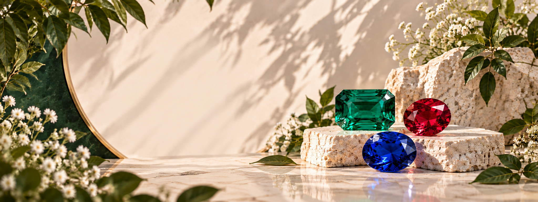 Luxury gemstones and jewellery